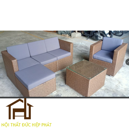 Bàn Ghế Nhựa Giả Mây HP