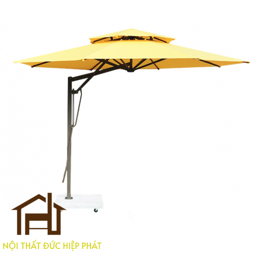 DÙ CHE NẮNG LỆCH TÂM TRÒN HAI TẦNG (3.8 M)